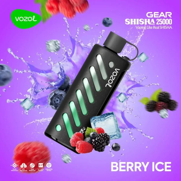 Vozol Gear Shisha 25000 Berry Ice - Vozol Gear Shisha 25000, Puff Bar - 1.195,00 ₺