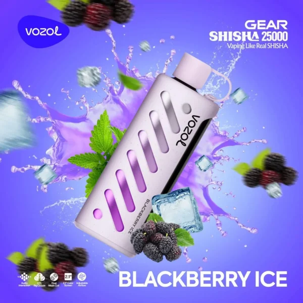 Vozol Gear 25000 Blackberry Ice - Vozol Gear Shisha 25000, Puff Bar - 1.195,00 ₺