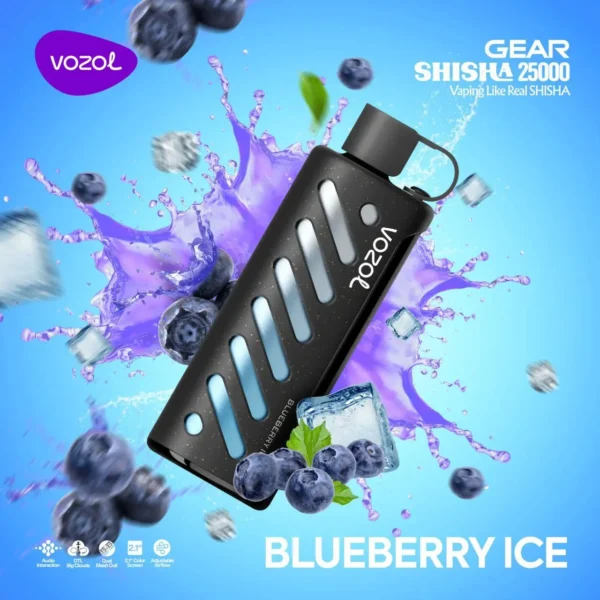 Vozol Gear 25000 Blueberry Ice - Vozol Gear Shisha 25000, Puff Bar - 1.195,00 ₺