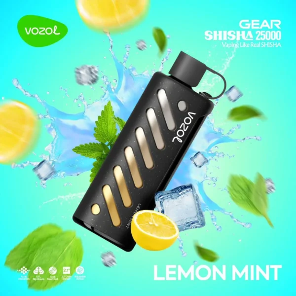 Vozol Gear Shisha 25000 Lemon Mint - Vozol Gear Shisha 25000, İndirimli Ürünler - 1.195,00 ₺