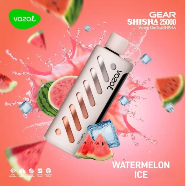 Vozol Gear 25000 Watermelon Ice - Vozol Gear Shisha 25000, Puff Bar - 1.195,00 ₺