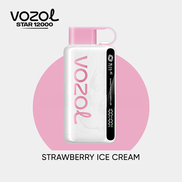 Vozol Star 12000 Strawberry İce Cream - Vozol Star 12000, Puff Bar - 900,00 ₺